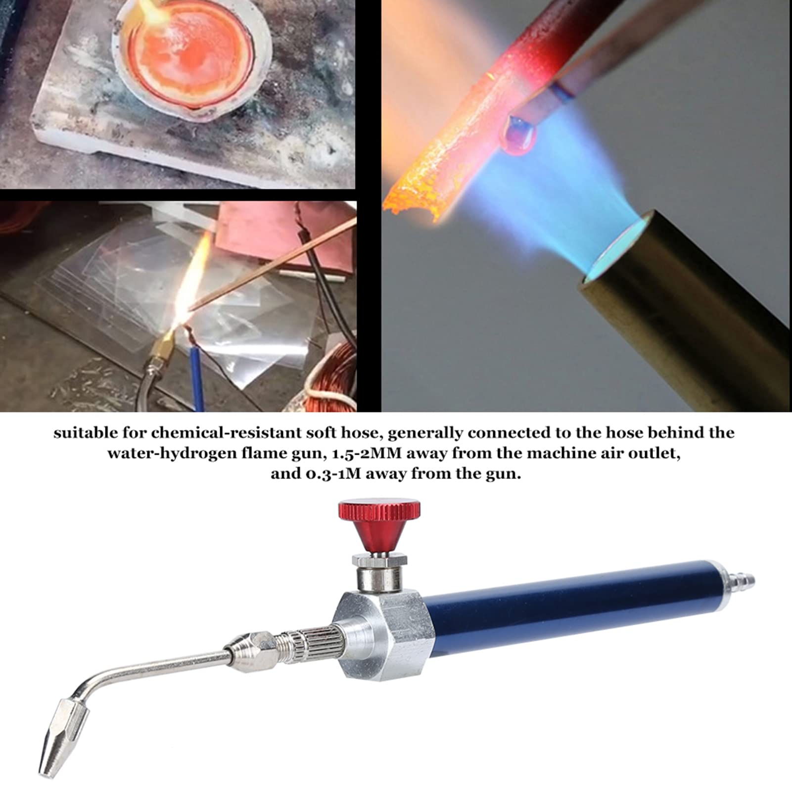 Reguladores de kit de micro antorcha EVTSCAN, mini antorcha de oxígeno de agua para soldar joyería para el procesamiento de fabricación de joyas