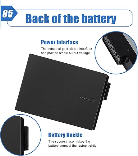 Miniatura 6 de Dentsing 7WNW1 (11.4V 51Wh/4342mAh 3-Cell) Batería para portátil compatible con Dell Latitude 7424 5424 5420 Rugged Extreme Series Notebook DMF8C