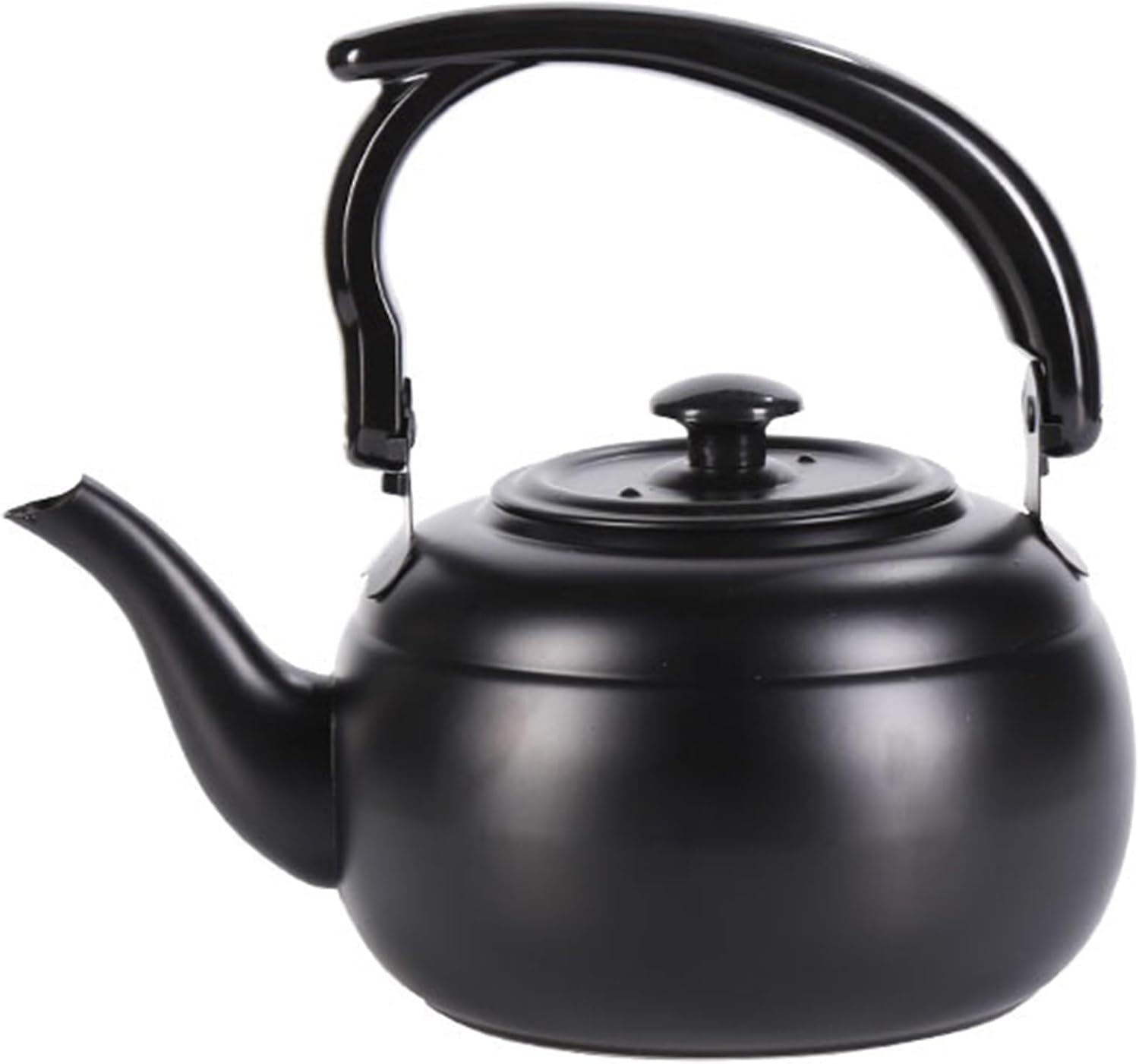 Black Tea kettle with Infuser - 304 Stainless Steel Stovetop Teapot for Tea, Coffee, and Milk