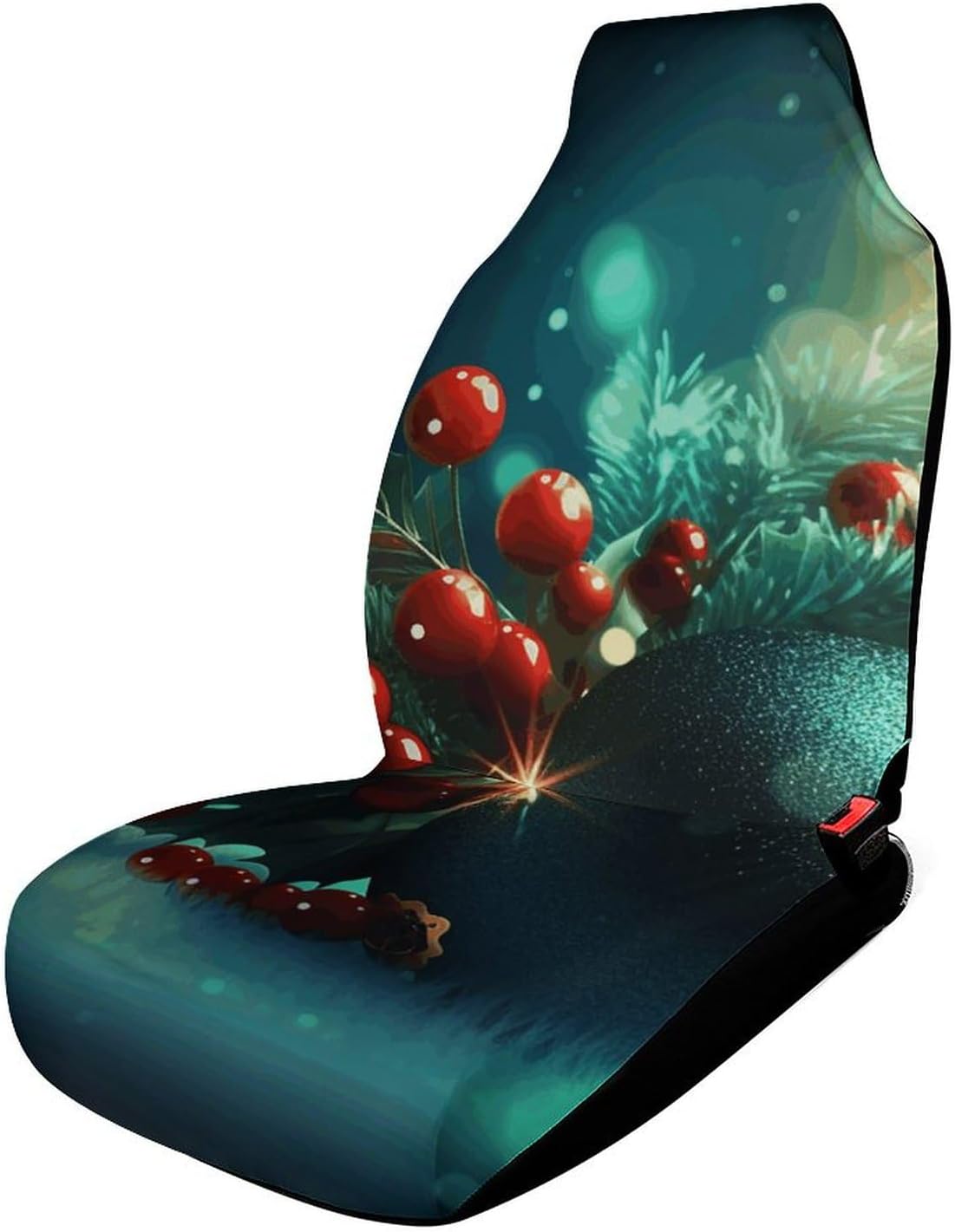Car Seat Cover Seat Protector Christmas Design Automotive Seat Covers Easy to Install for Most Cars Vans Trucks SUV