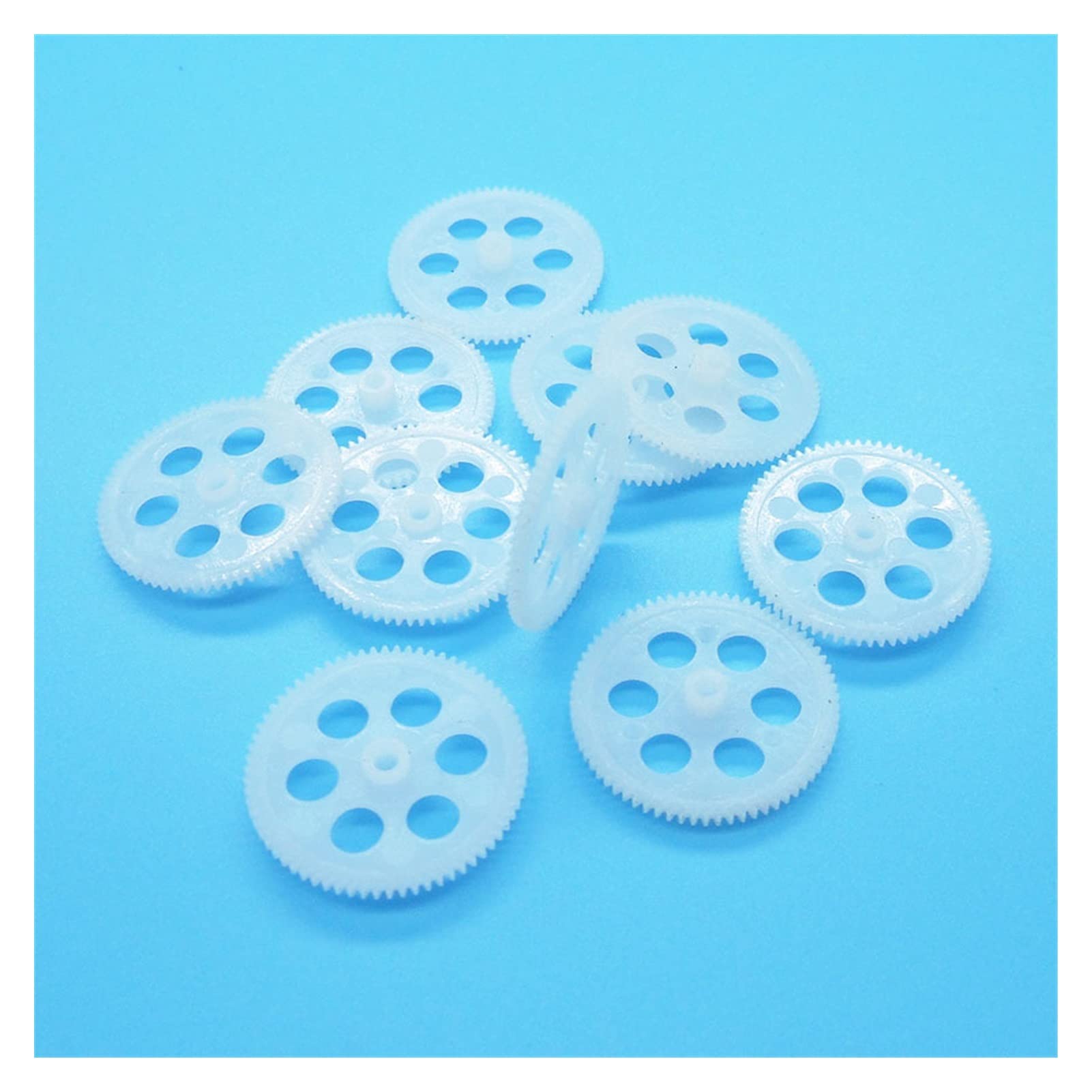 MKSIWSA Industry 10pcs 702A Gear 0.3M 2MM Tight for Remote-Control Car Robot Aircraft Parts Technology Pinions (Hole Diameter : 1.95mm, Number of Teeth : 70 Teeth)