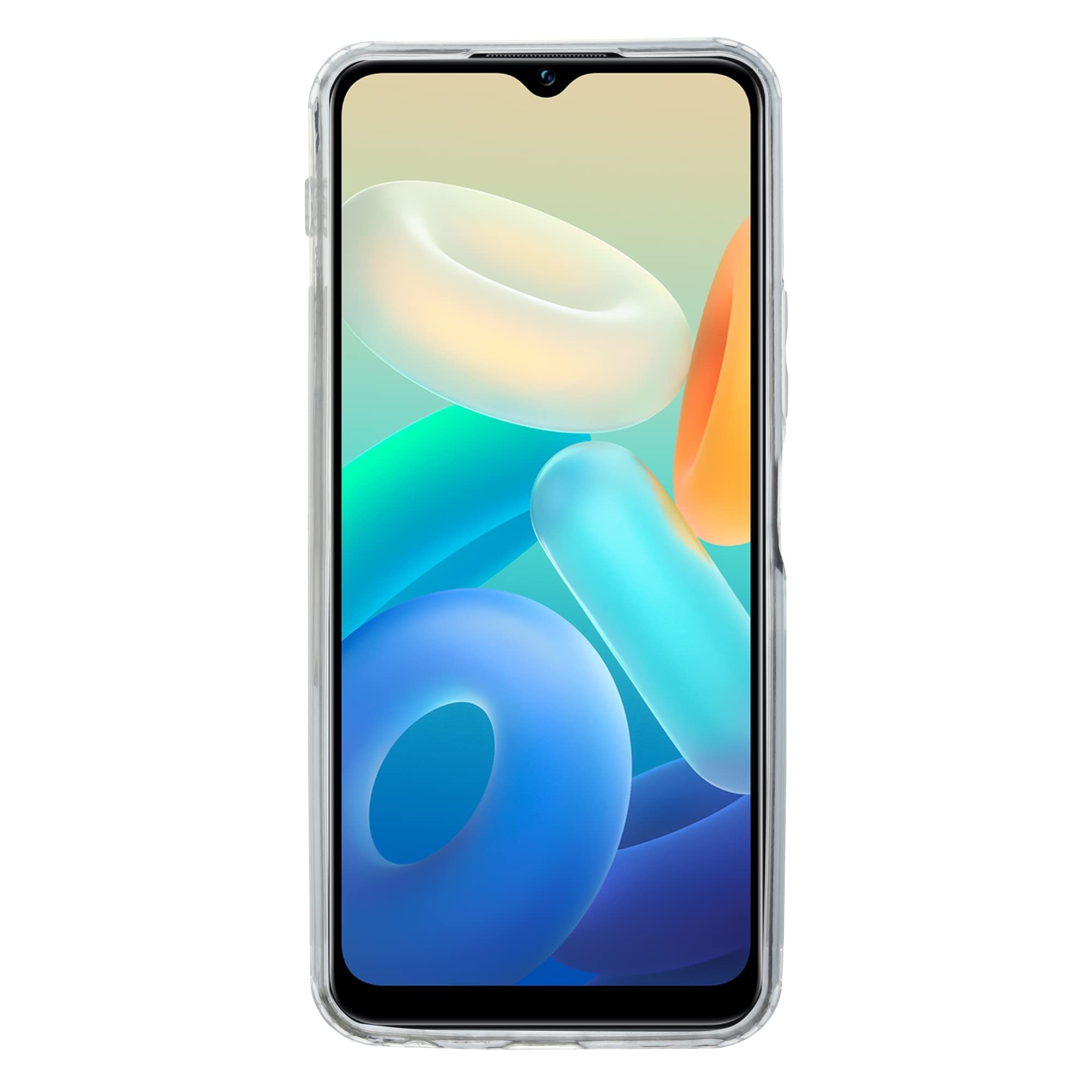 YOUTH MOBI Silicone Flexible, Light Weighted, Slim TPU Phone Cover | Shock-Proof Yellowing Resistant Back Cover Case Compatible for Vivo Y16 4G (Transparent, Pack of 1)