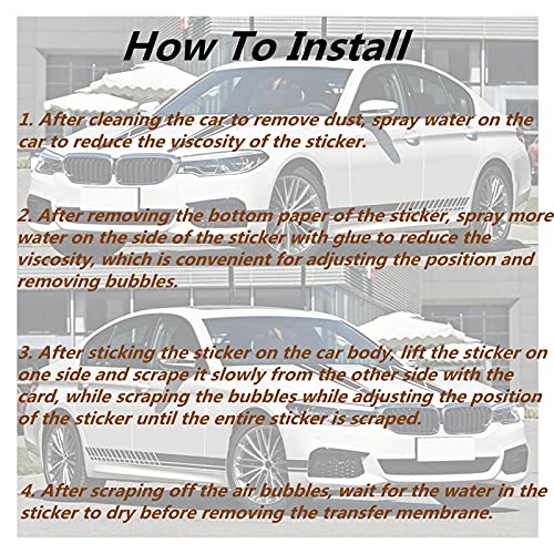 Elliot Jonah 6X Stripe Vinyl Decal Sticker Graphics Car Side Body Hood Cover Rearview Mirror #TOP3