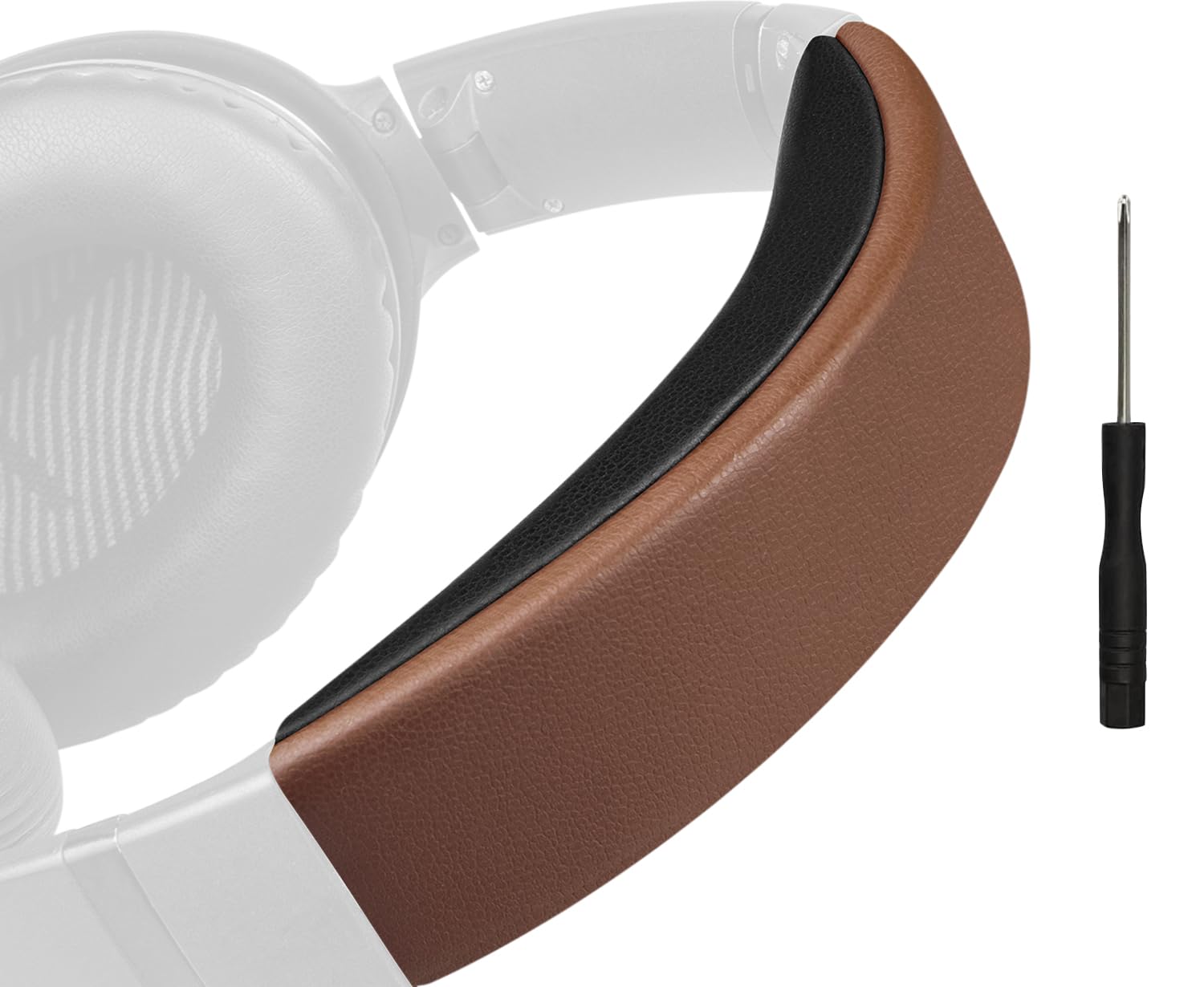 SOULWIT Headband for Bose QC35 & QuietComfort 35 II (QC35 ii) Headphones, Replacement Headstrap Pad Repair Part (Coffee)
