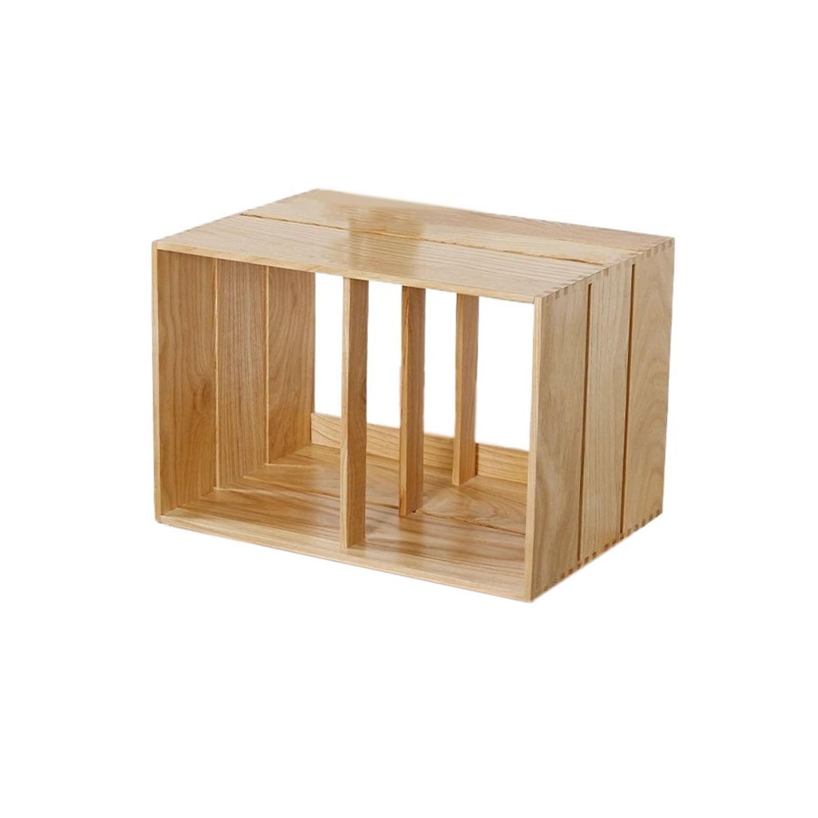 B3F7M4R9J2 CD stand Vinyl Record Display Holder Open Plan Wooden CD Album Books Storage Rack