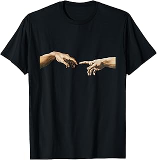Michelangelo Shirt Creation of Adam Tshirt T-Shirt