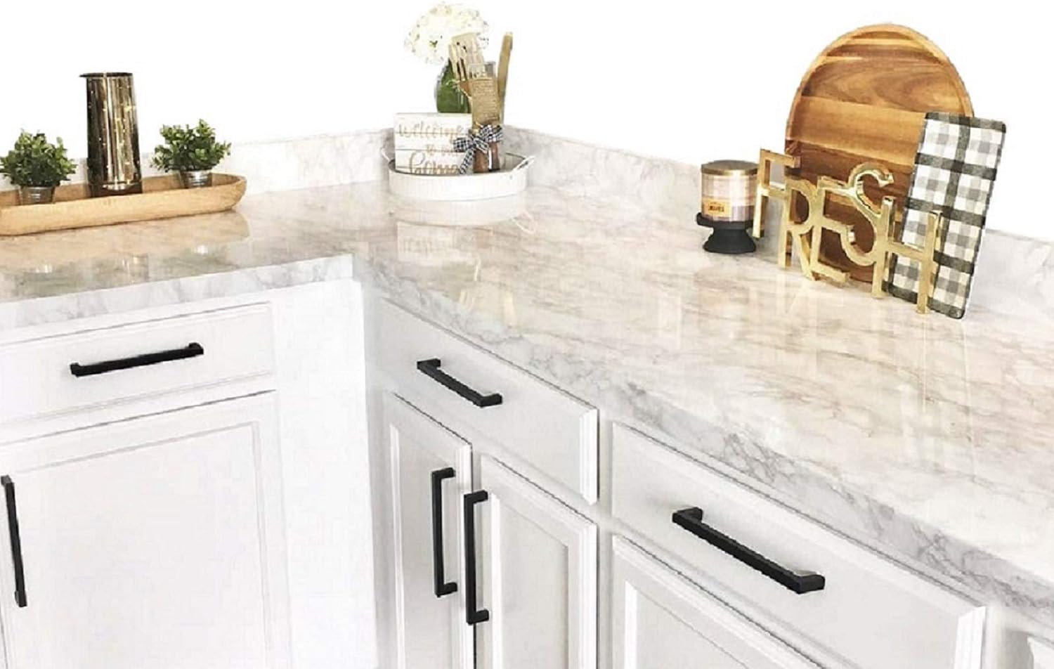 Bеѕt Dеаl 🛒 EZ FAUX DECOR Marble Vinyl-Granite White Gray Roll Self Adhesive Thick Wallpaper to Upgrade, Update, and Renovate Kitchen Countertop Cabinet Furniture 36 X 120
