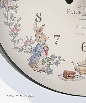ラビット　ウサギ　掛時計　アフタヌーンティー 61DXUwPjxwL._UF350,350_QL80_.jpg