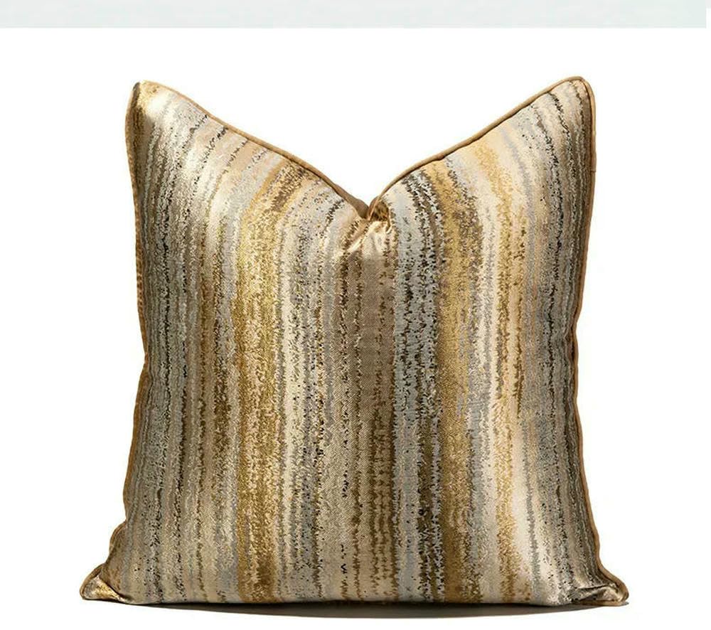 KKRANG Cushion Cover 30x50/45x45/50x50CM Jacquard Pillowcase Champagne Blue Home Hotel Bed Sofa Decor