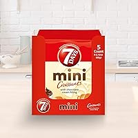 Vista 5 de 7Days - Mini bolsas de cruasán, relleno de chocolate, bolsa de aperitivos de tamaño individual, aperitivos de panadería para llevar