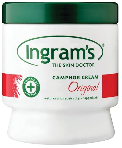 Ingram's Crema de alcanfor Original 450 Ml Para Cara Y Piel 100% Pura Crema No Grasa Restaura Intensivamente, Hidrata, Hidrata, Repara Y Nutre La Ingram's Crema de alcanfor Original 450 Ml Para Cara Y Piel 100% Pura Crema No Grasa Restaura Intensivamente, Hidrata, Hidrata, Repara Y Nutre La