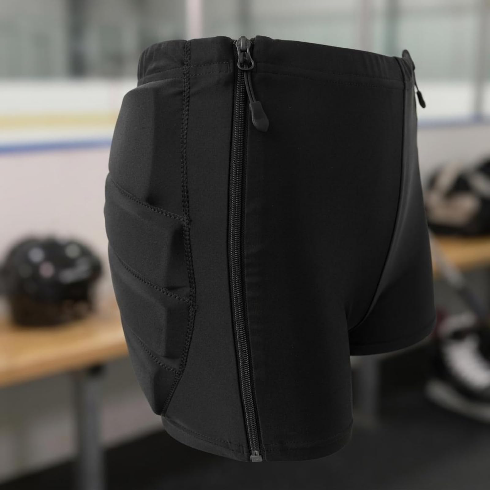 harayaa Pantaloni Protettivi Bambini da Skate con Assorbente Integrato con Chiusura Frontale E Cerniere Laterali per Cadute