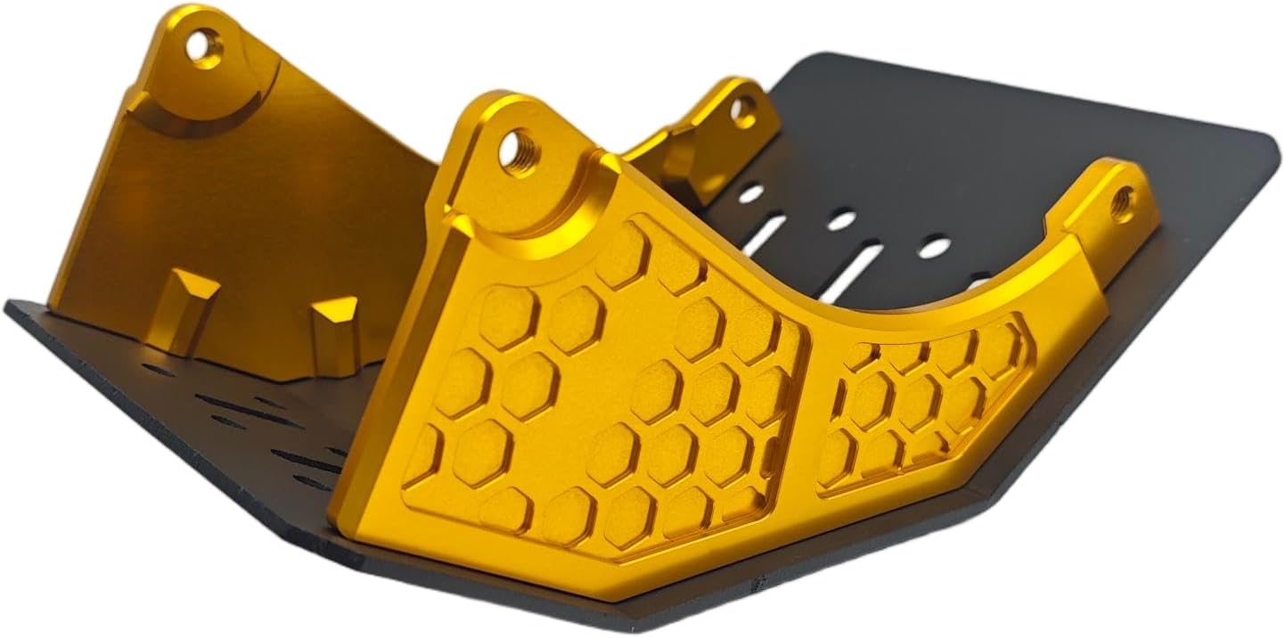 Chassis Protection Skid Plate 5052AL+6061AL, Battery & Underbody Guard For SurRon Light Bee X/Light Bee L1e (Silver)