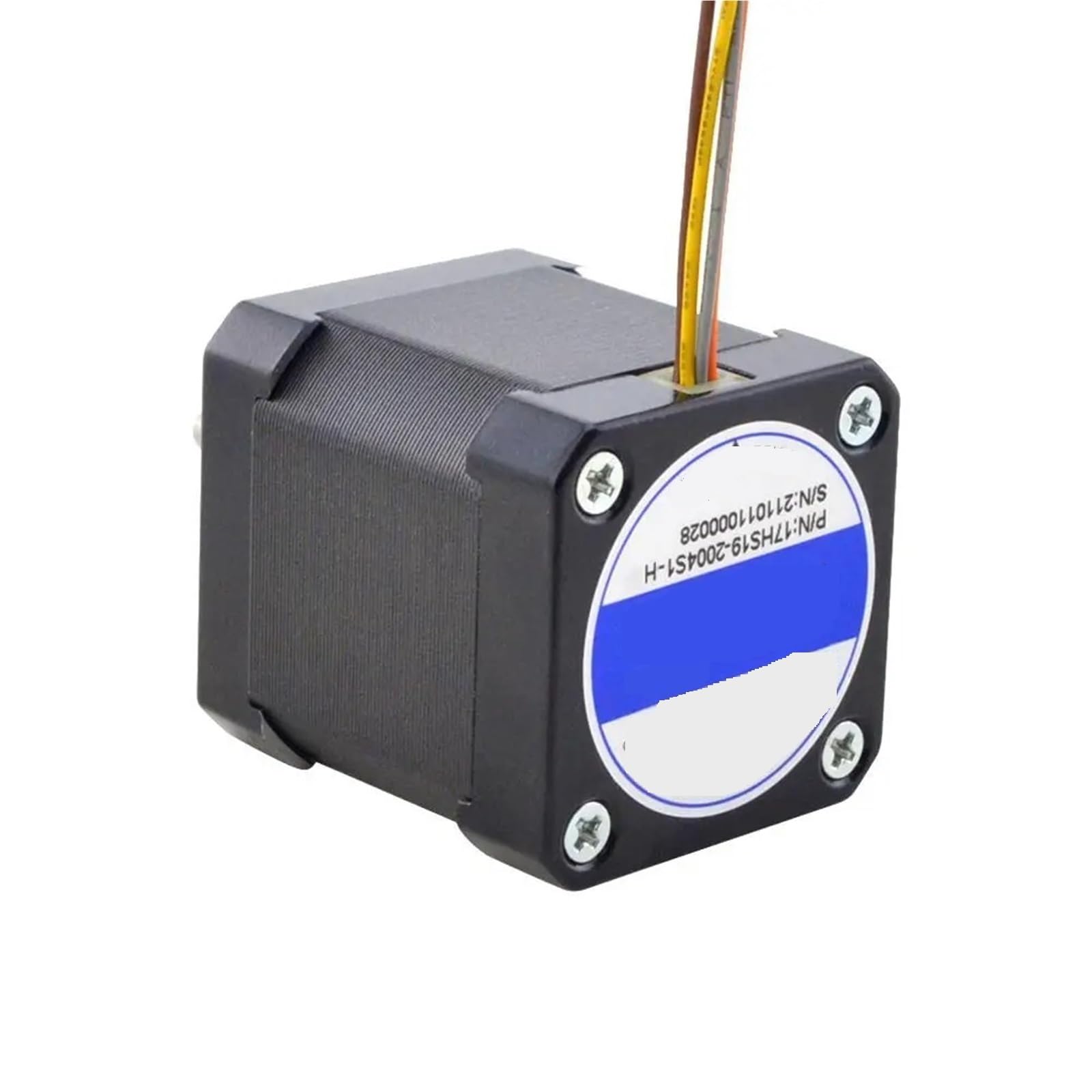 Motore passo-passo riduzione della coppia elevata Temperatura Nema 17 Motore passo-passo 48mm 2.5A 4 conduttori 17HS19-2504S Classe di isolamento per stampante 3D estrusore CNC