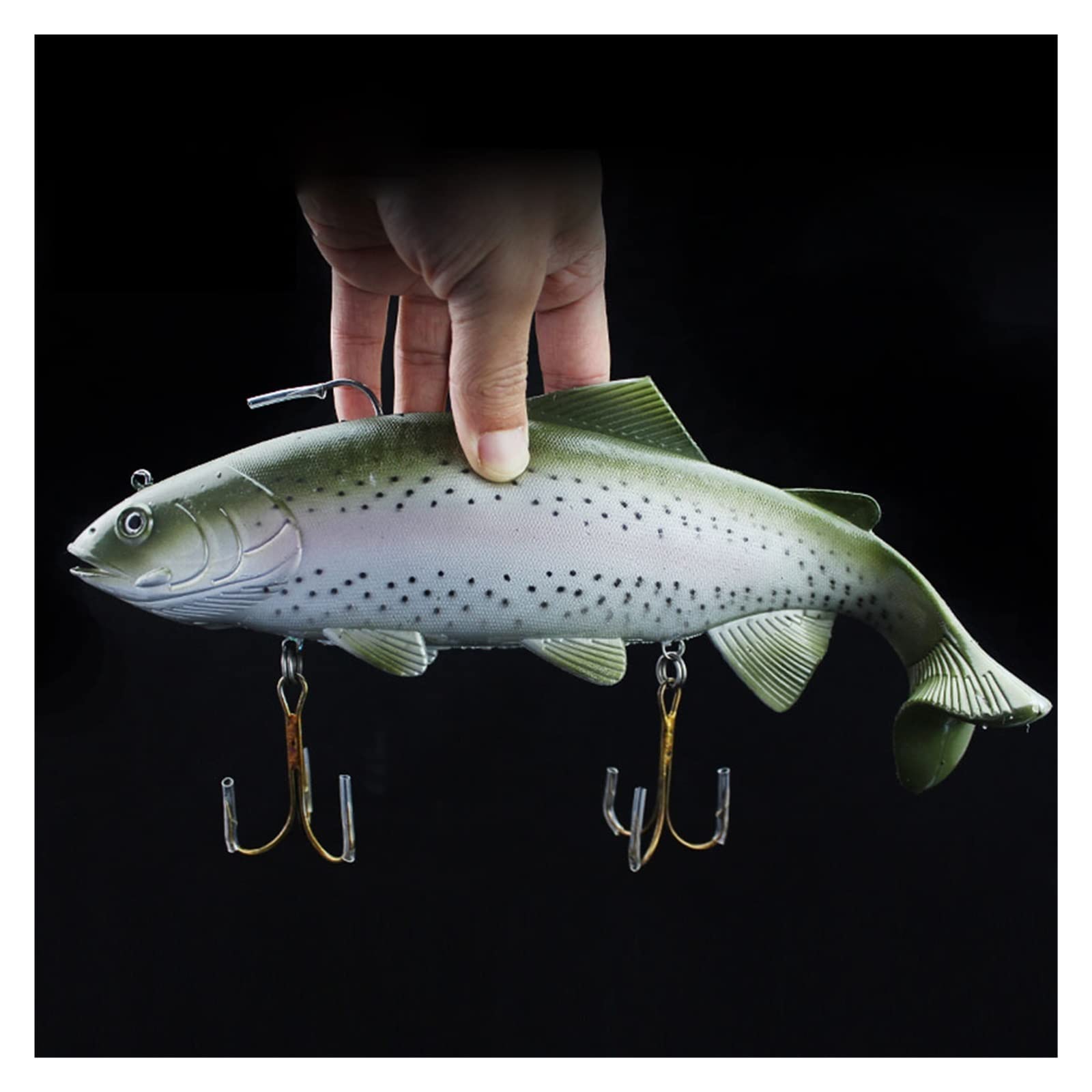 XILILHC 1 Pz 20 Cm/30 Cm Pesca in Mare di Grandi Dimensioni Simula Un Richiamo Morbido | Esche artificiali Crank Bait