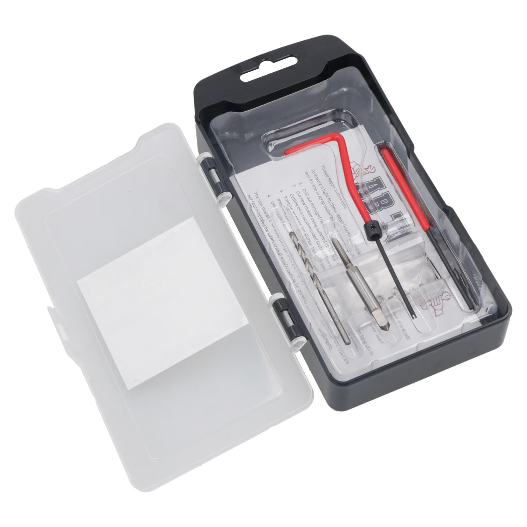 AB Tools 1/8 "x 40 BSW Kit di riparazione filo Helicoil Set per fili danneggiati 14pc