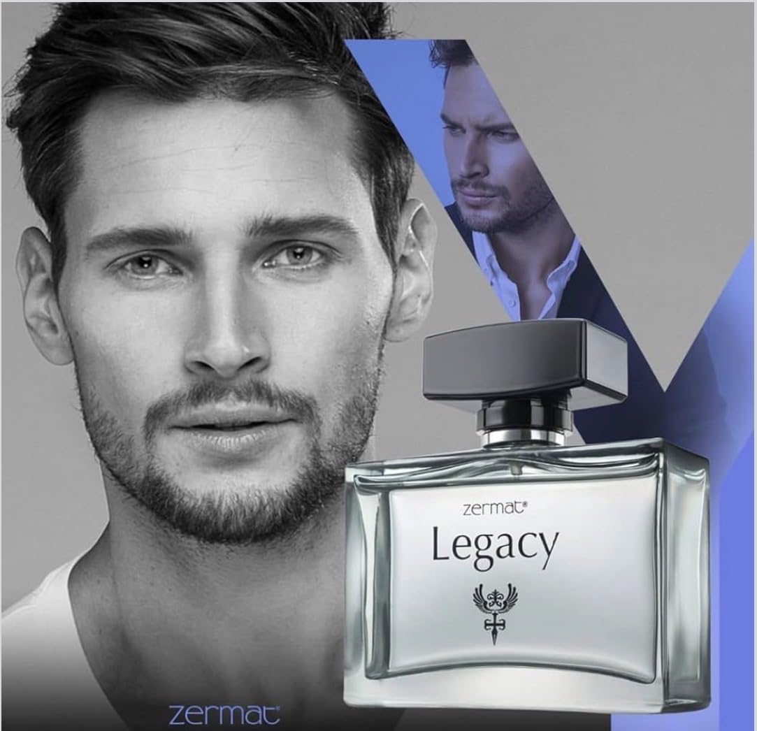 Zermat Legacy Fragrance for Men 3.4oz, Fragancia Para Caballero 100mlQ