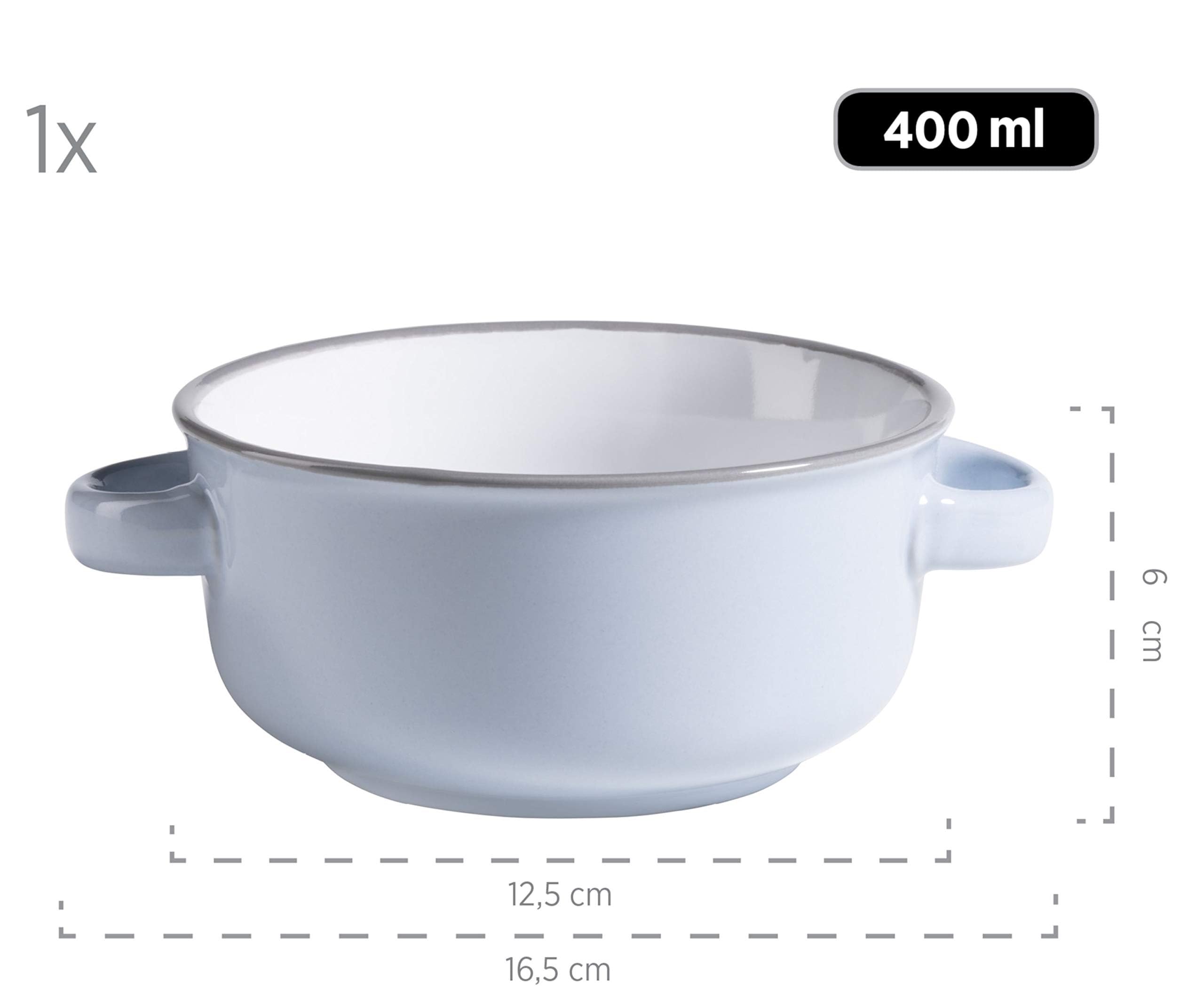 MÄSER Maila Service à soupe en céramique