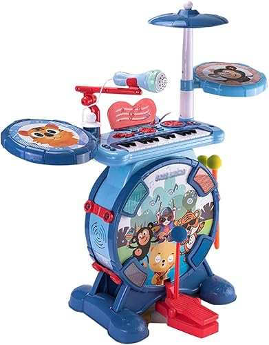 RSTJ-QSYY Tambor de piano multifunción, instrumentos musicales para bebés, juguetes de actividades de desarrollo temprano para niños de 3 años de