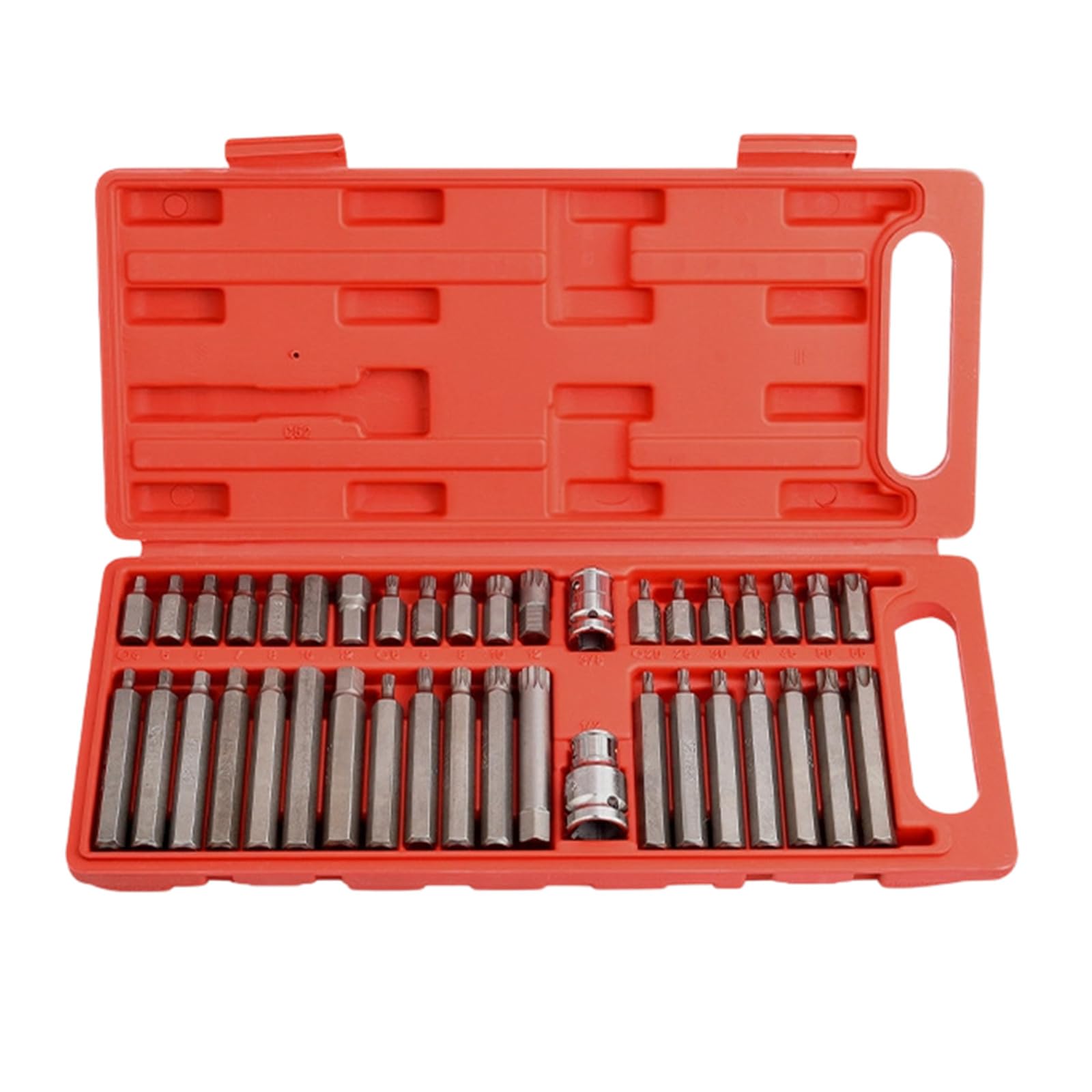 Buxuaaaa A Lloy Steel Socket Spanner Wrench Set With Machining For Efficient Work In Professional Shops Maintenance 40Pcs Lloy Steel Socket Featuring Multiple Size