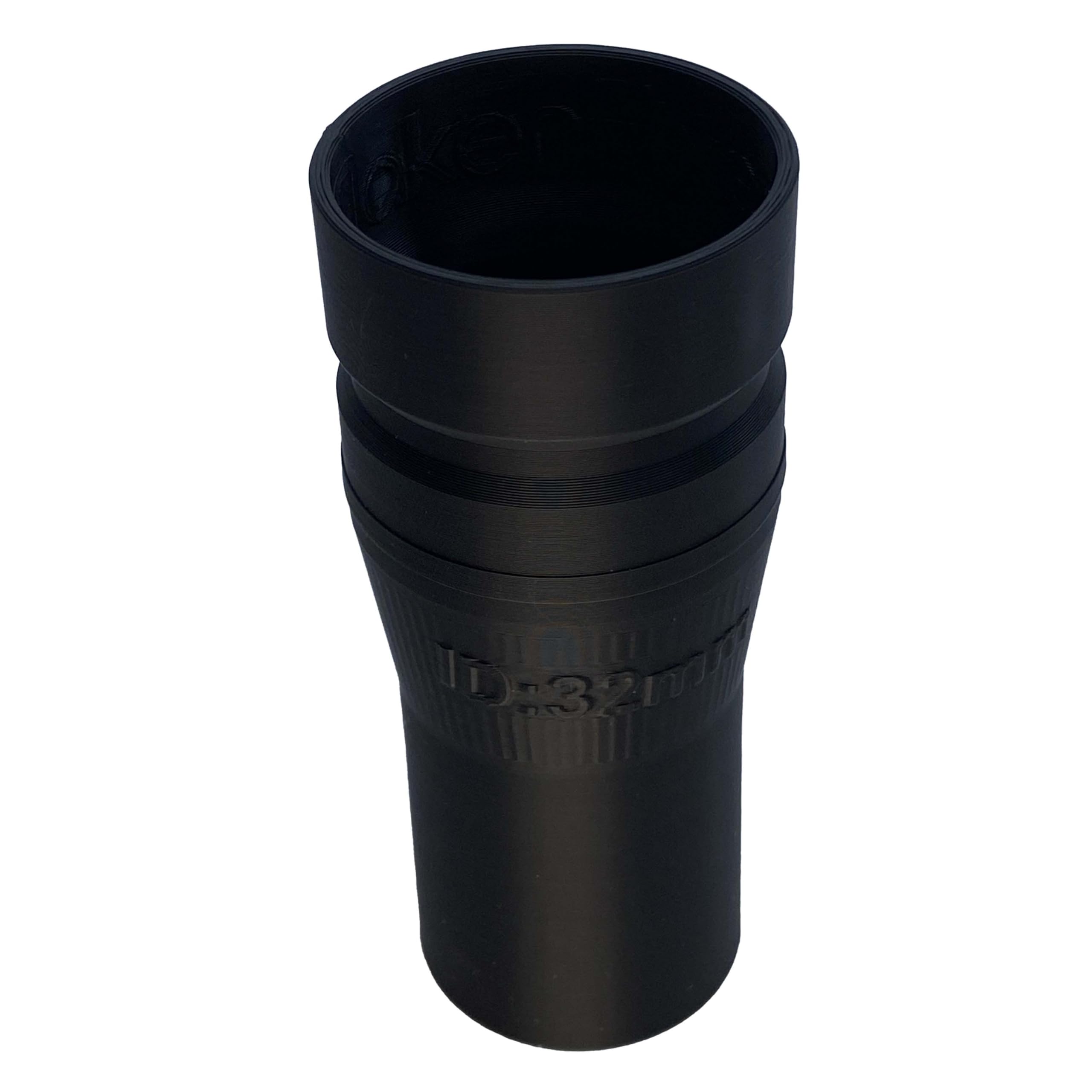 Maker Fixer Women's Black Id 32Mm 1.25" Fits Outside Measure Outer Diameter Of Opening Dust Extraction Adaptor Compatible With Dewalt Airlock