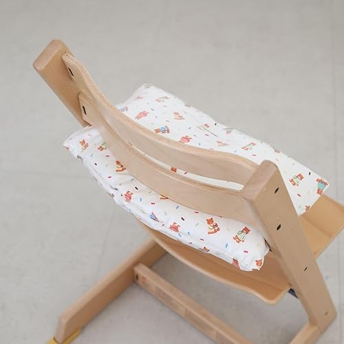 Miniatura 4 de Gembebe Juego de cojines compatibles con silla alta Stokke Tripp Trapp (Teddy Bear (solo cojín de asiento)