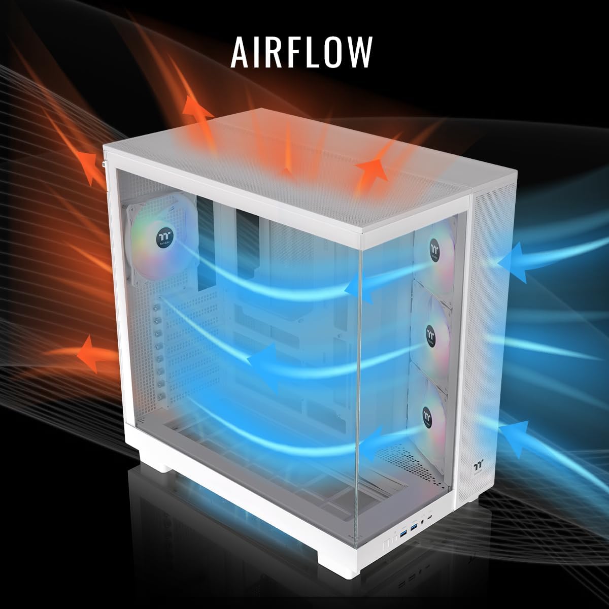 Thermaltake LCGS View 9590S-380XL ゲーミングデスクトップ (AMD Ryzen&trade; 9 9950X3