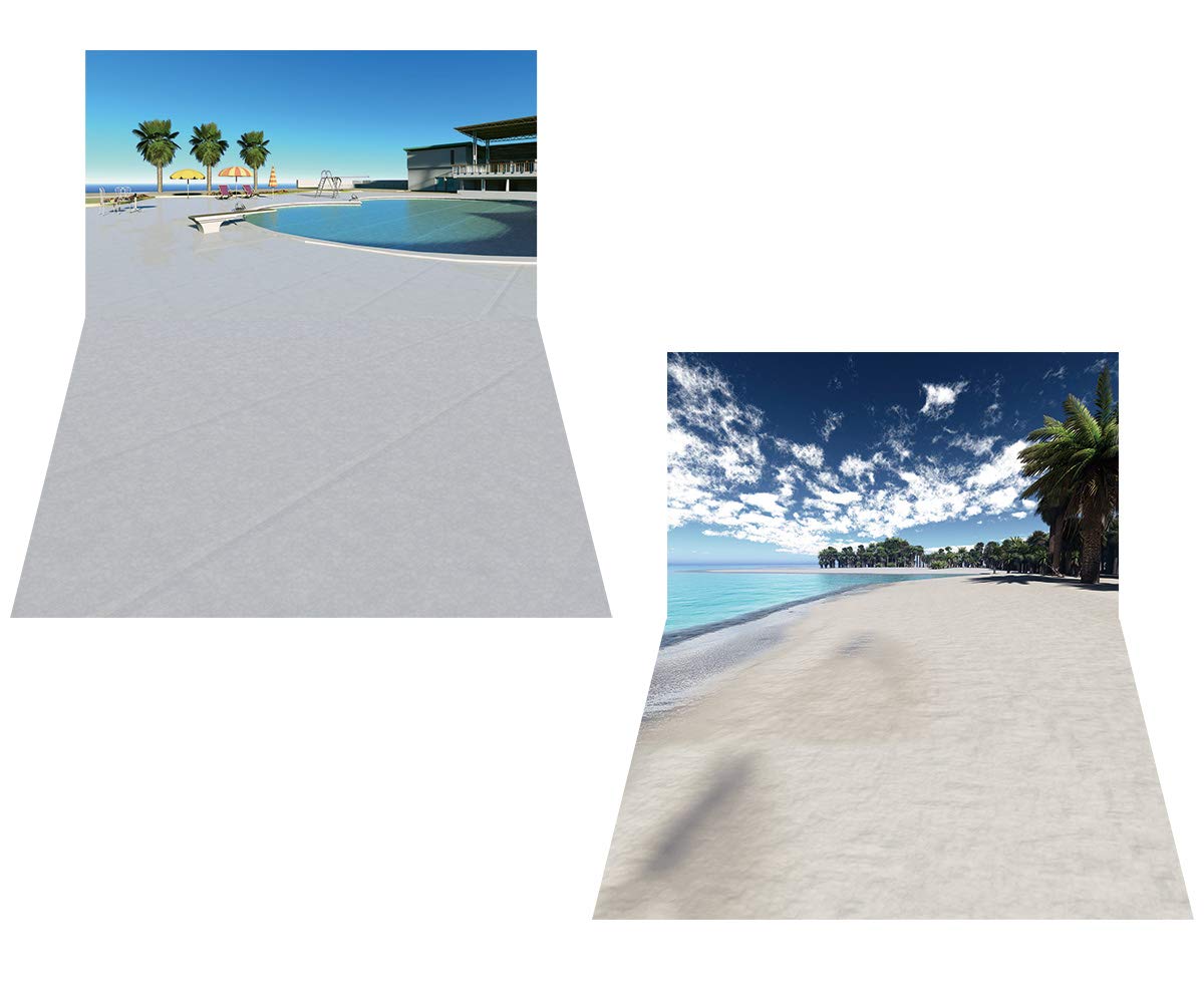 Amazon | 箱庭技研 ジオラマシートEX F006 プール・ビーチセット