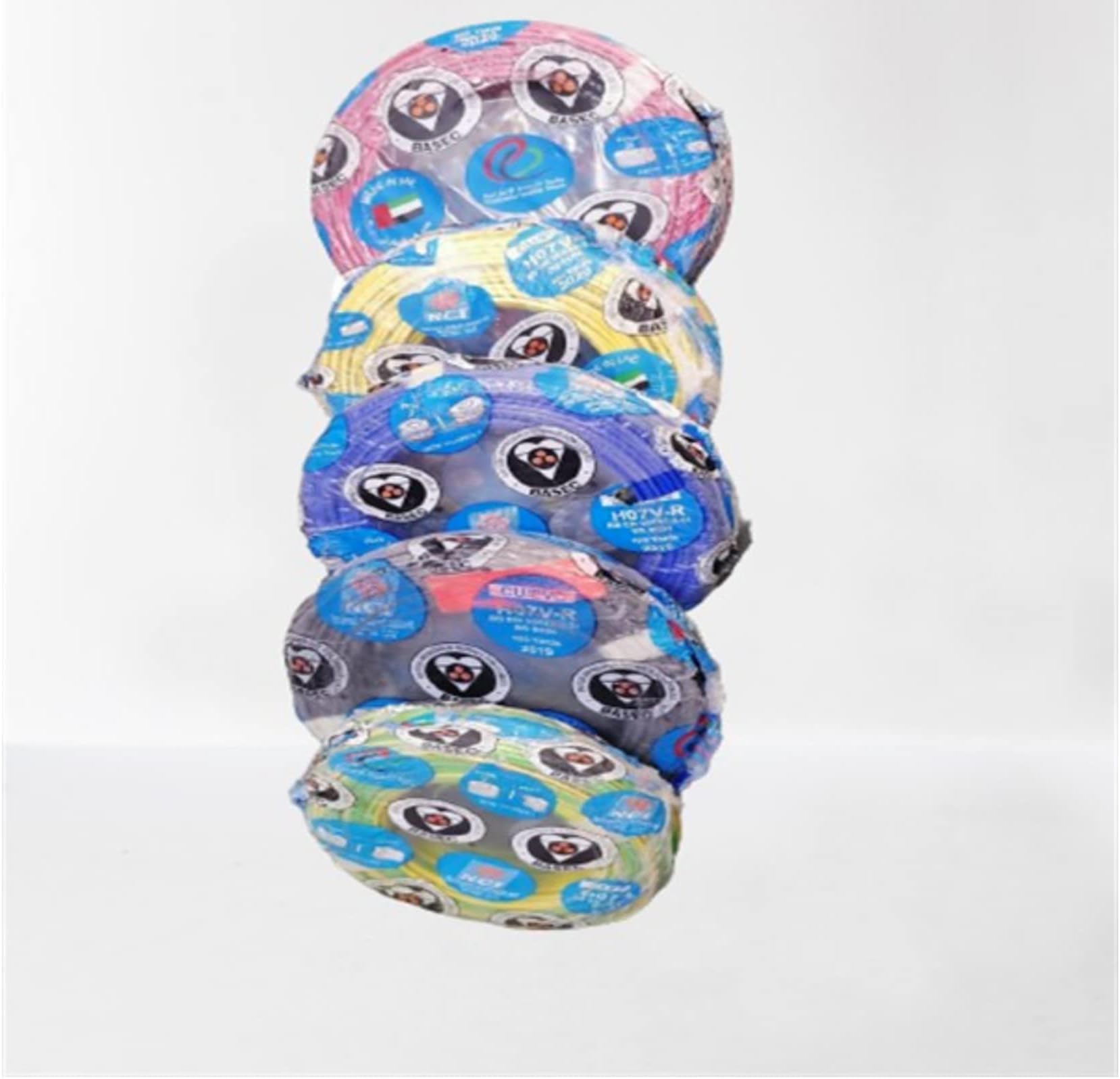 NCI 2.5mm x 1 Core Wire Single Core PVC Insulated Cable - Copper Conductor Building Wire 92mtrs (100yrds) (Red)