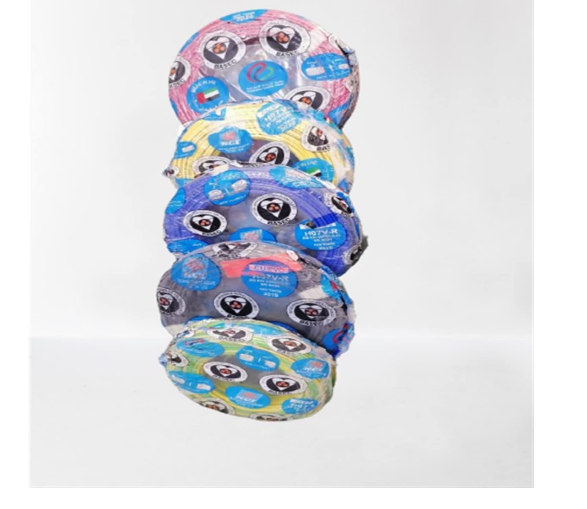 NCI 2.5mm x 1 Core Wire Single Core PVC Insulated Cable - Copper Conductor Building Wire 92mtrs (100yrds) (Red)