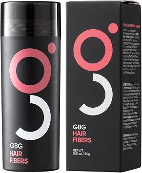 GBG Hair Fiber for Thin Hair & Bald Spots Light Blonde - 25g Bottle - Hides Hair Loss - Instant Cover Up & Volume in 30 Seconds for Women & Men Hair Powder - Cruelty Free
