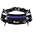Number-one Running Belt with Water Bottles(2 x 175ML), Hydration Belt Waterproof Waist Pack Bag Fits iPhones Adjustable Sports Waist Pouch for Marathon Running Hiking Cycling,Blue