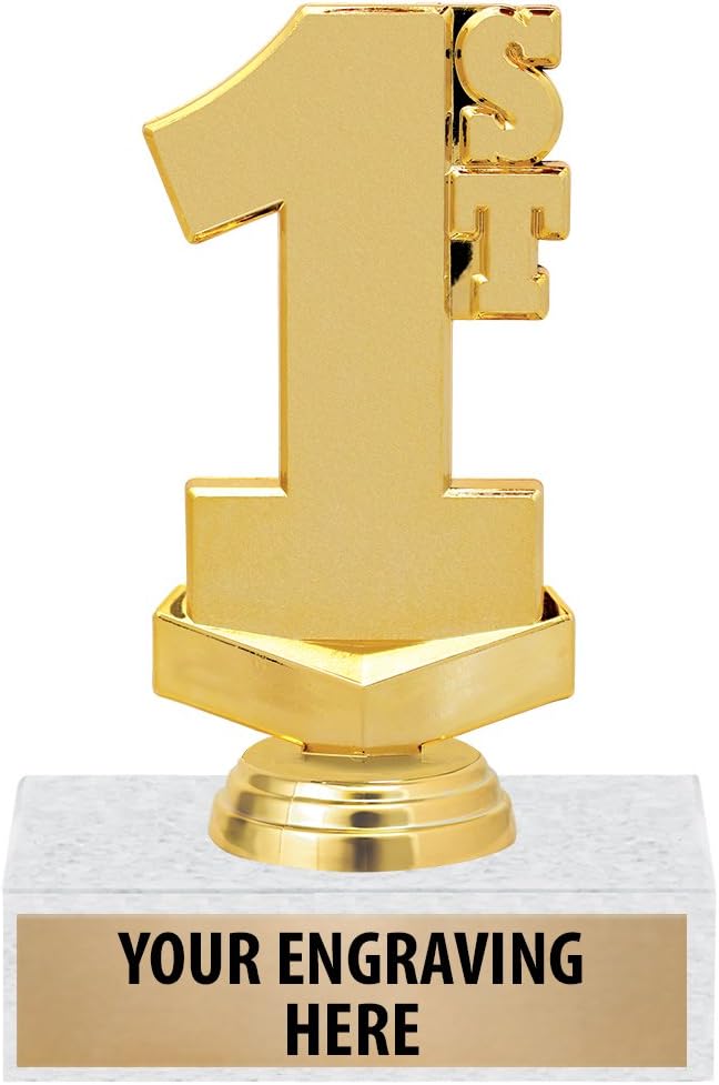 6" First Place Trophies - 1st Place Gold Trophy Awards