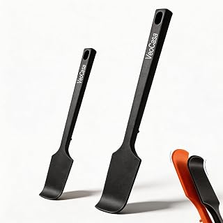 Silicone Spatula Set of 2,spatulas silicone heat resistant to 446°F | Premium Steel Core,Food Grade Silicone, Dishwasher Safe, for Baking, Cooking,Non-Scratch for Non-Stick Cookware