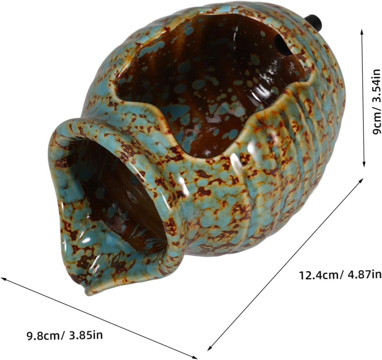 Ceramic Fountain Jar for Indoor and Outdoor Use Decorative Water Circulation Planter Hydroponic Fish Tank Accessory Oxygen Filtration