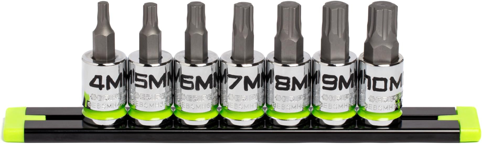 7-PC 3/8'' Dr Short Metric RPT Hex Driver Set