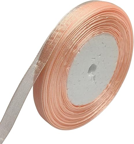 Miniatura 3 de Chenkou Craft Cinta de organza sólida, 1 rollo de 50 yardas, vino de 2 pulgadas (1.969 in) para cumpleaños, Navidad, decoración de fiesta, cintas de