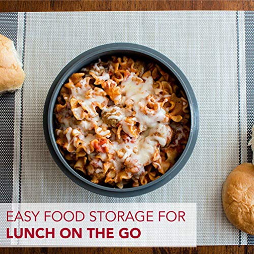 Collapse-It Silicone Food Storage Containers - Bpa Free Airtight Silicone Lids, Collapsible Lunch Box Containers - Oven, Microwave, & Freezer Safe ((4) Red 3.5-Cup, (2) Yellow 2-Cup (Clear)) #TOP4