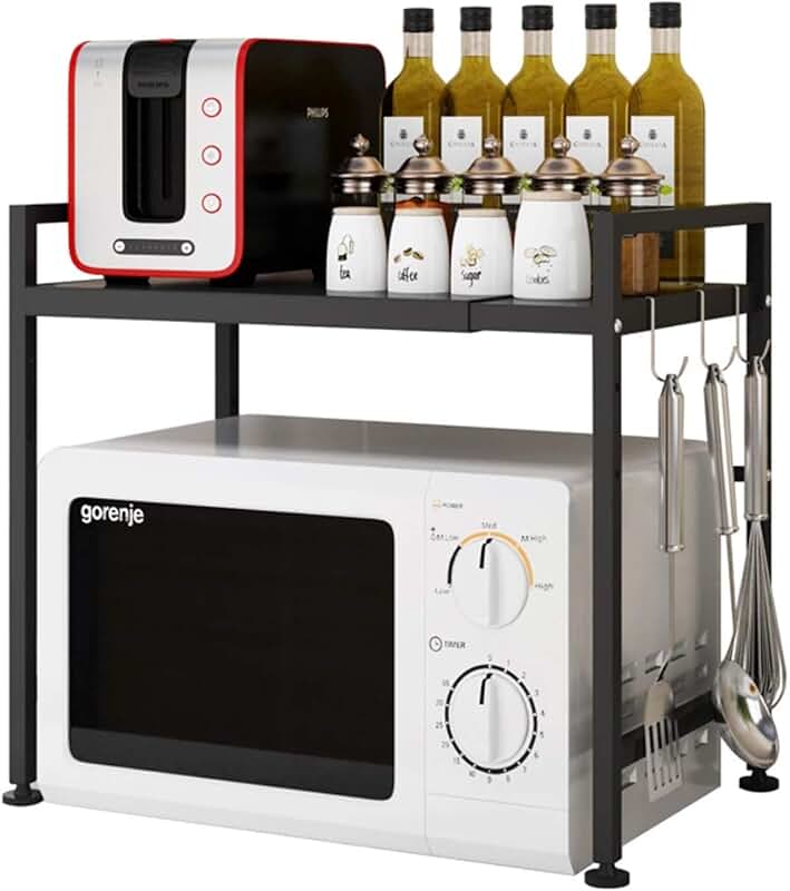 countertop microwave stand