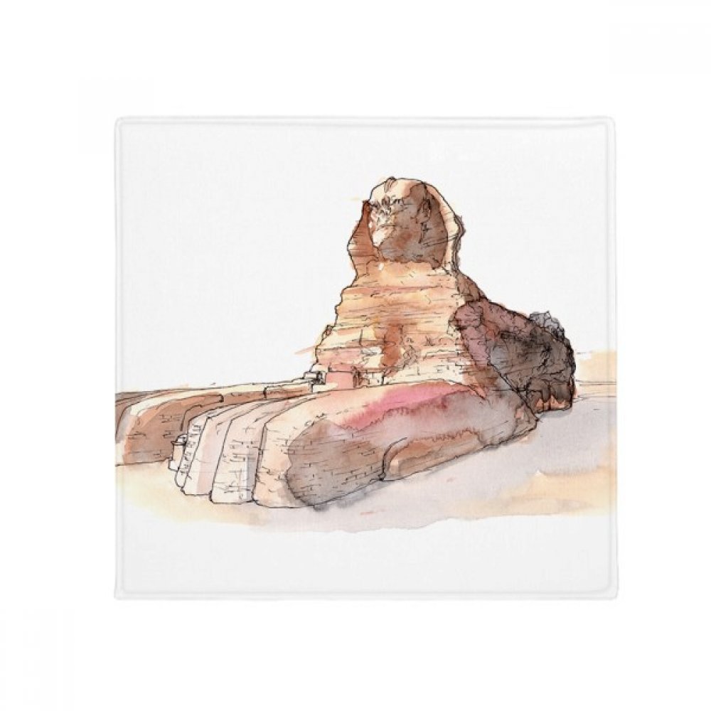 Tapis de sol Grand Sphinx de Gizeh 50x50 cm antidérapant multicolore