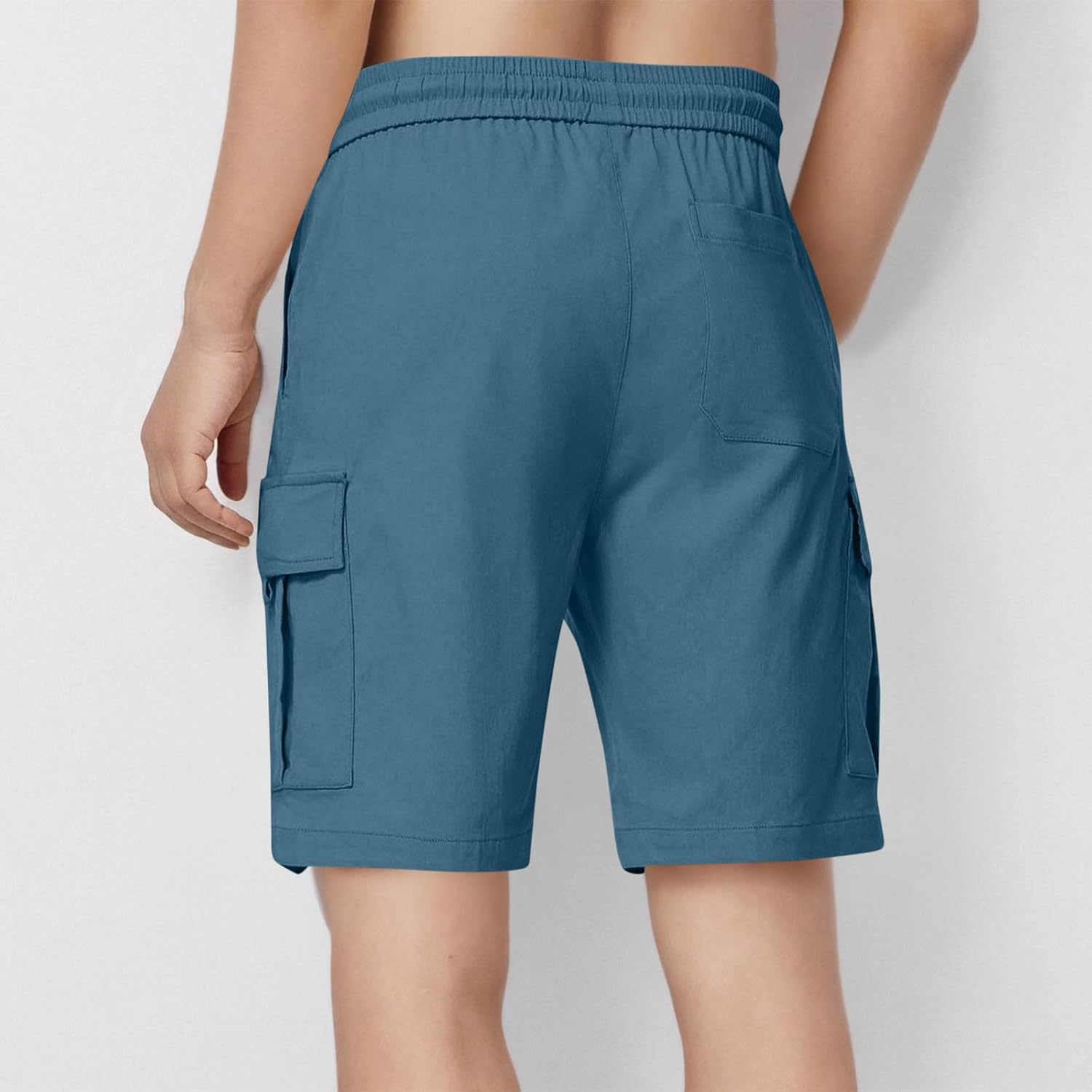 Boys Lightweight Cargo Shorts Toddler Quick Dry Pull-On Hiking Shorts for Sports Outdoor with Pockets