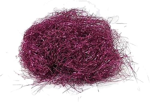 Miniatura 23 de Hareline Fly Tying 8″ Ice Wing Fiber – Synthetic Fly Tying Wing Material for Streamers, Dry Flies & Saltwater Patterns Gris,rojo (PEARL RED