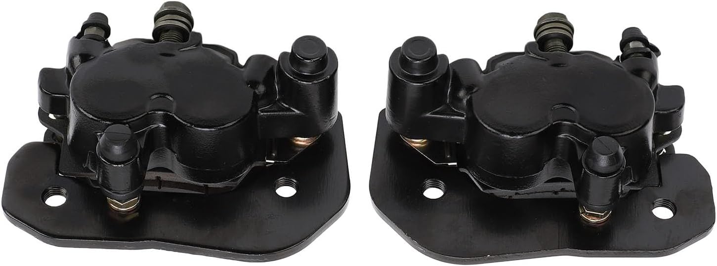2PCS Front Disc Brake Caliper, 703500968 Left Right Side Brake Caliper Replacement with Brake Pads for 450 500 570 650 800 850 1000