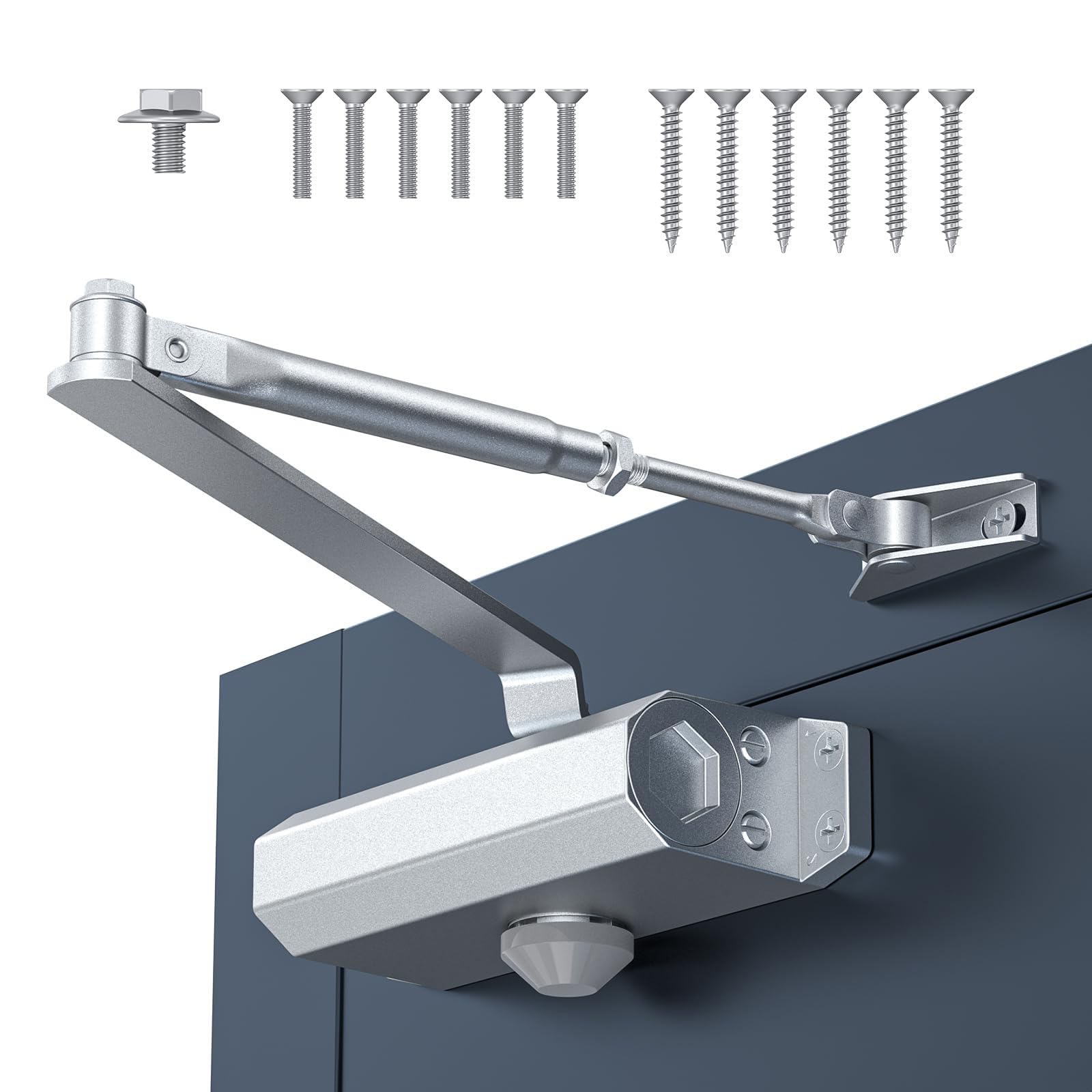 Cerradura de puerta ajustable de hierro de aluminio con función de cierre de muebles