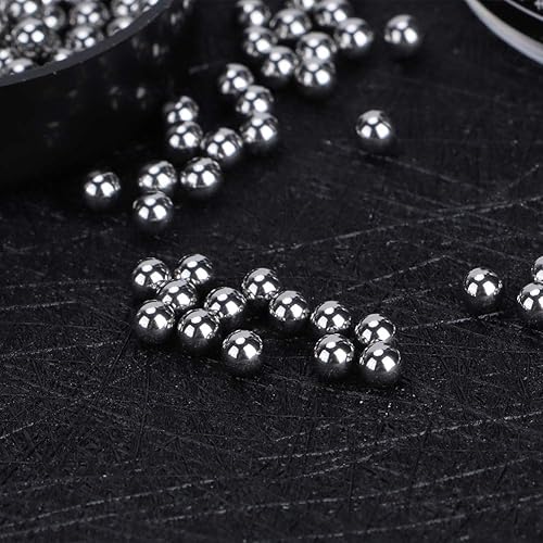 Miniatura 7 de Haofy Cuentas de botella, 500 bolas de decantador de acero inoxidable, limpiador de botellas de 0.118 in para decantadores de vino, botellas, jarras