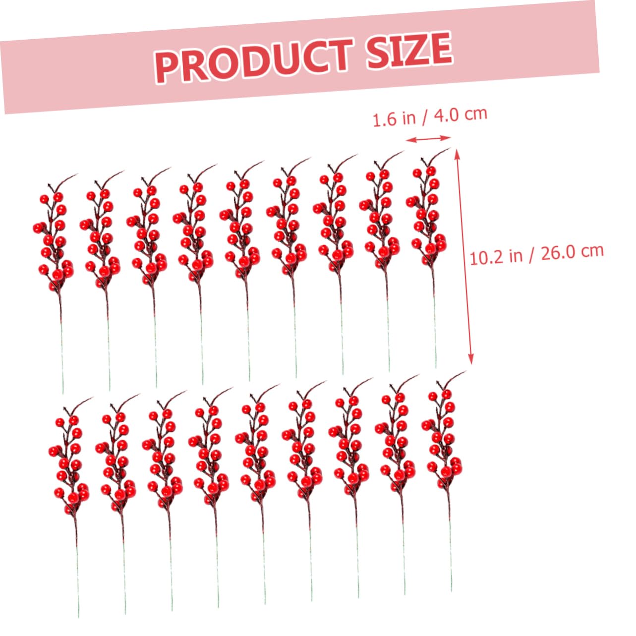 Cabilock 3 Set Bacche Artificiali Christmas Tree Decorations Decorazioni Natalizie Ornamenti Scintillanti Decorazioni Artificiali Natalizie Decorazioni Per L'albero Di Natale 20 Pezzi * 3