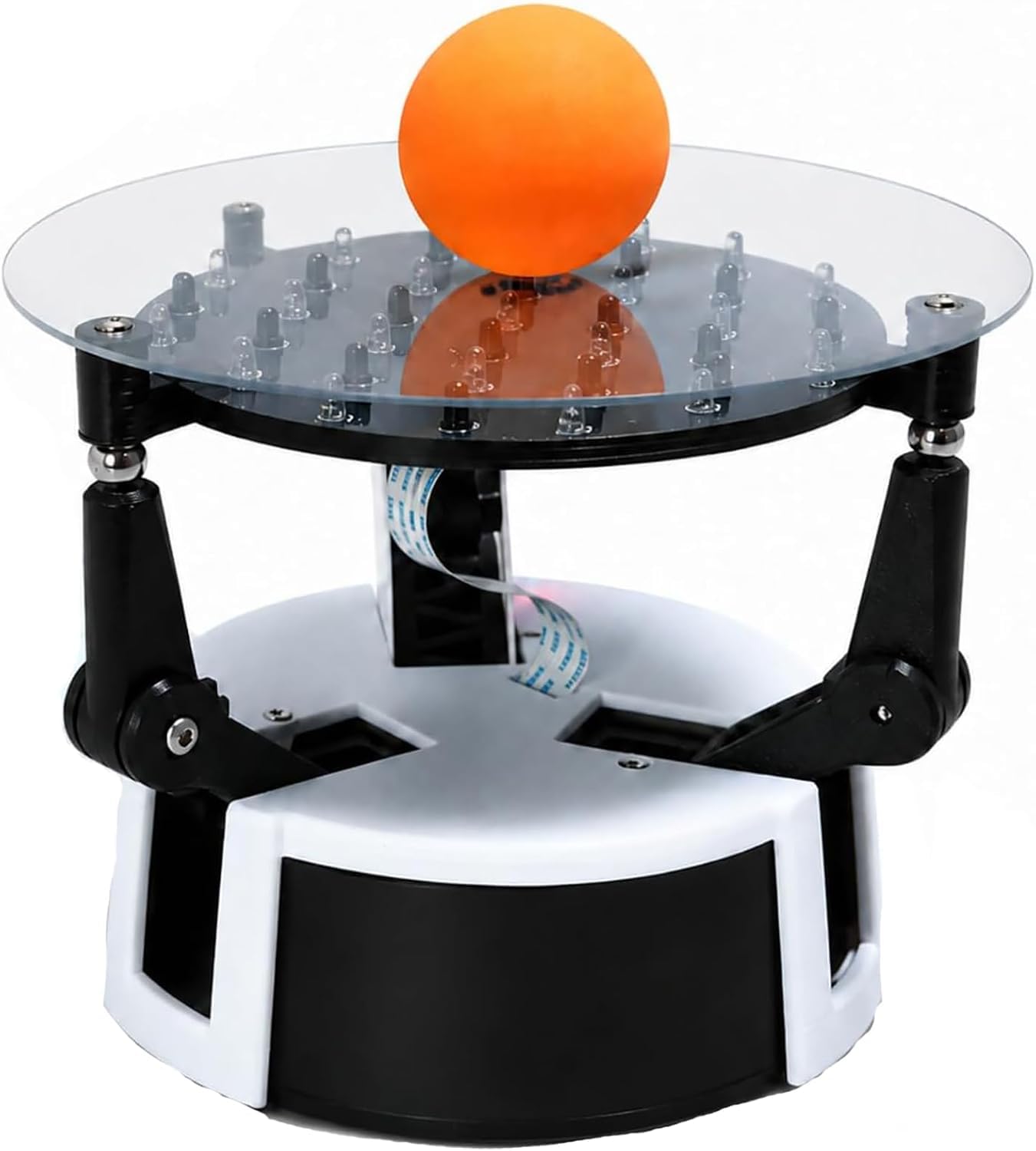 Máquina De Equilibrio Automático De Bolas, Kit De Robot Autoequilibrado con Retroalimentación De Sensores, Sensor Interactivo, Compatible con Programación, para Equilibrio Dinámico Y Exhibición