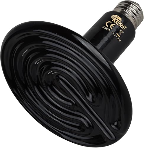 Miniatura 31 de Bombilla de cerámica de emisión de calor (250 W, 150 W, 100 W, 60 W) bombilla de cerámica para calentar animales domésticos (reptiles, etc.), 100 W