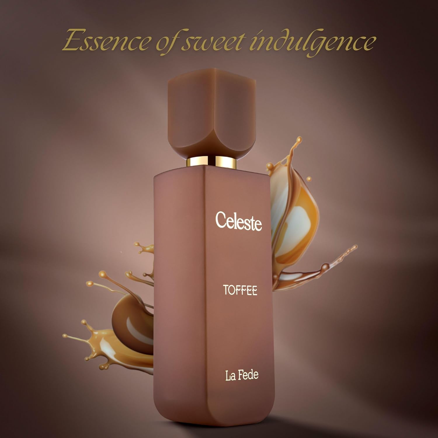 KHADLAJ PERFUMES Celeste Toffee 100ml La Fede for Women -Gourmand Truffle Cream with Notes of Caramel Coffee - Honey Vanilla Perfume Spray - Image 3