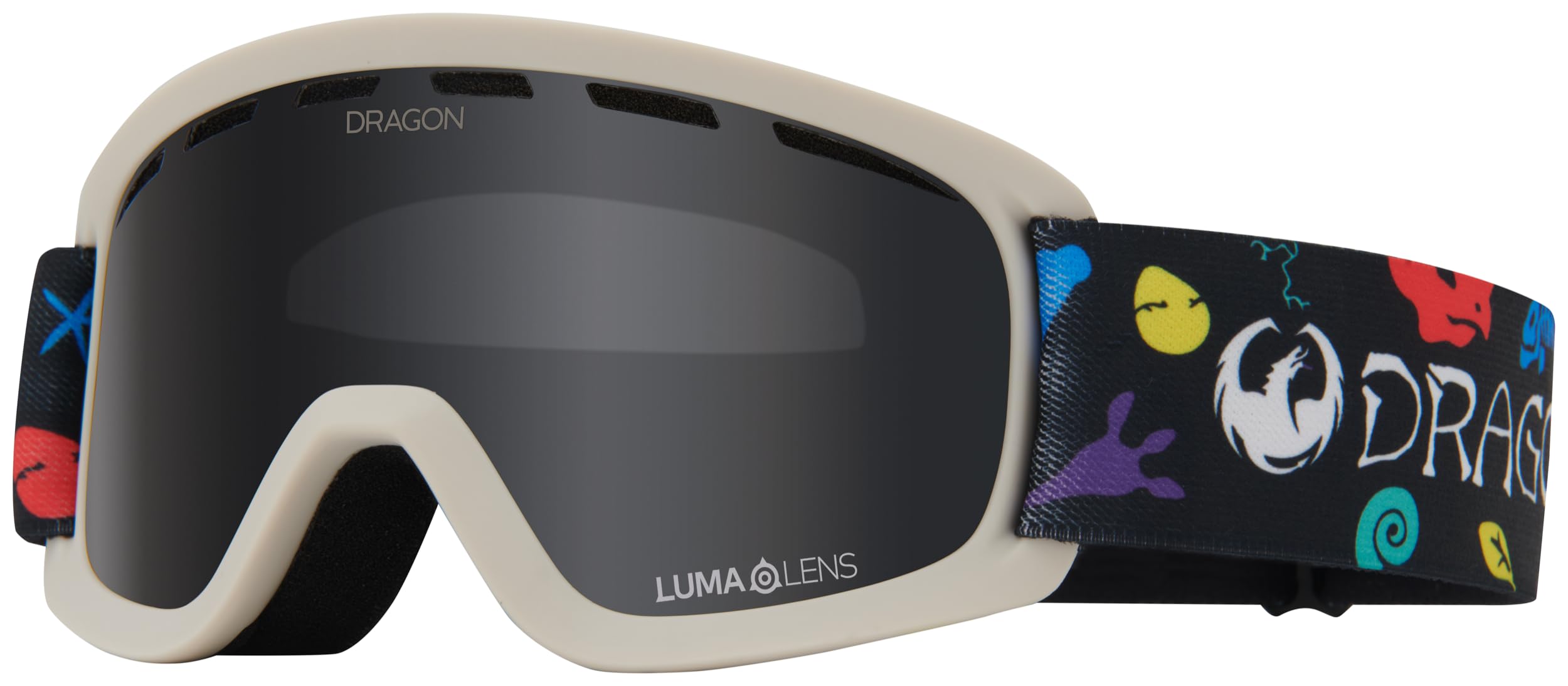 Dragon Unisex LIL D Snow Sport Goggle - Lil Dinos Frame | Lumalens Dark Smoke Lens